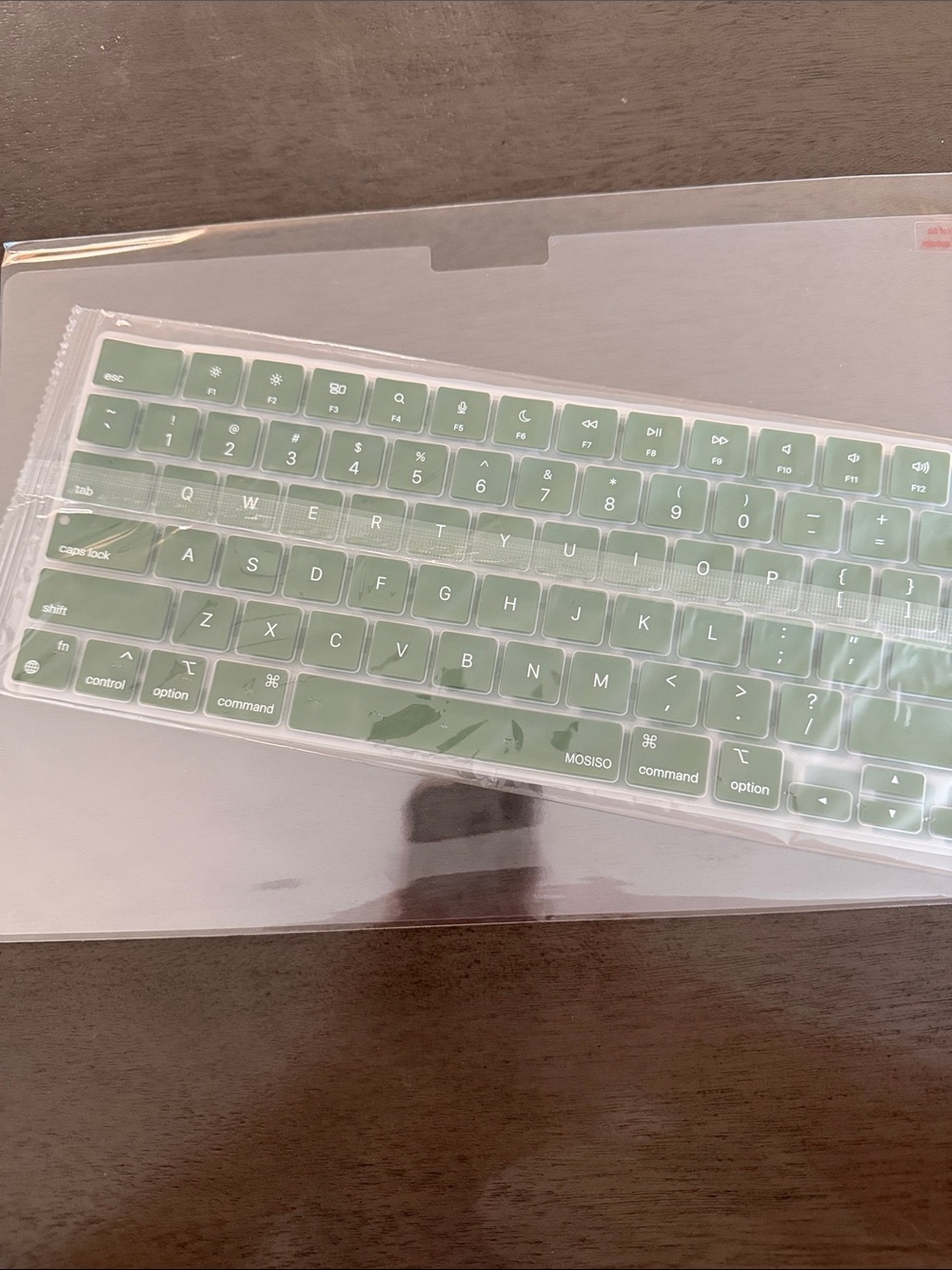 Green Silicone Keyboard Cover for Laptops - Protective Dustproof Skin